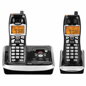 GE 25942EE2 Cordless 5.8GHz Dual Handset Phone System