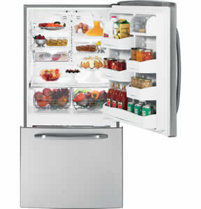 GE GDSL3KCYRLS Bottom Freezer Drawer Refrigerator