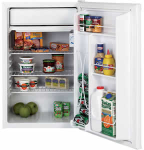 GE GMR04BANWW Spacemaker Compact Refrigerator