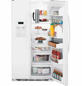 GE GSCF3PGXWW Side-By-Side Refrigerator