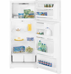 GE GTR18BBSWW Top-Freezer Refrigerator
