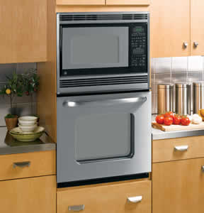 GE JKP90SMSS Built-In Double Microwave/Thermal Wall Oven