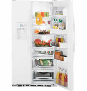 GE PSDF3YGXWW Profile Side-By-Side Refrigerator