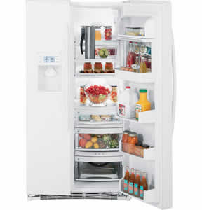 GE PSHF6YGXWW Profile Side-By-Side Refrigerator