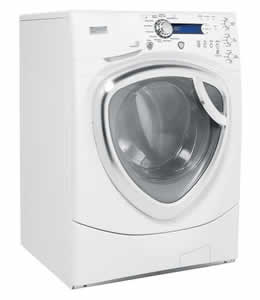 GE WPDH8900JWW Profile Colossal Capacity Frontload Washer